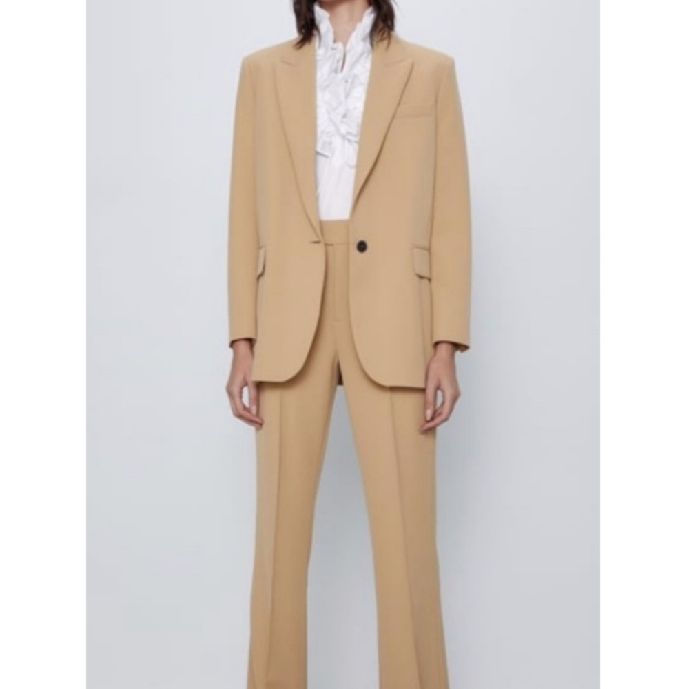 Zara Oversized Camel Blazer